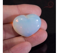 Coeur d'opaline bleue