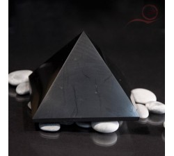 Pyramid in shungite: