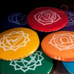 Round holder for Tibetan cotton bowls.