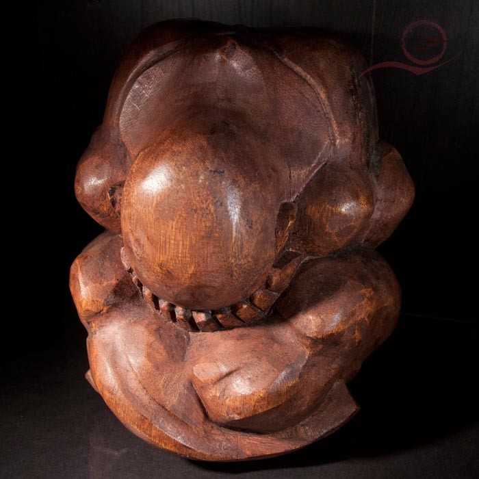 Yogi en bois de suar, 15 cm Yogi en bois de suar, 15 cm