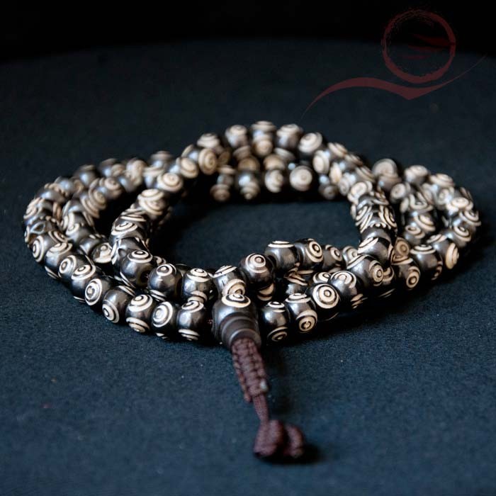 bone mala black bone mala black