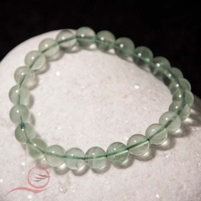 Fluorite bracelet, 8mm