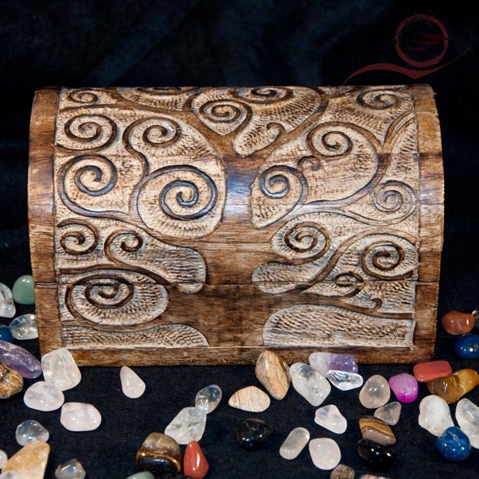 Wooden box, tree of life Wooden box, tree of life