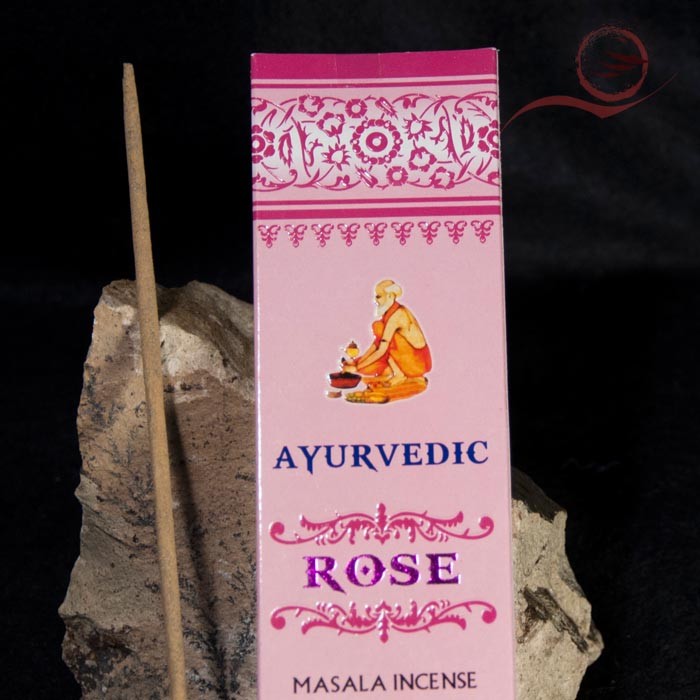 Indian Ayurvedic rose incense