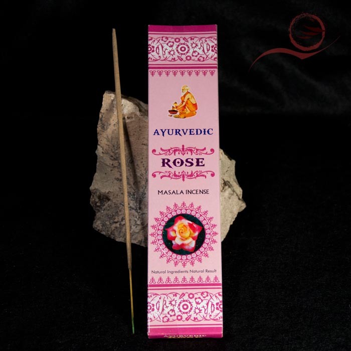 Indian Ayurvedic rose incense