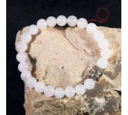 bracelet en quartz rose bouddha