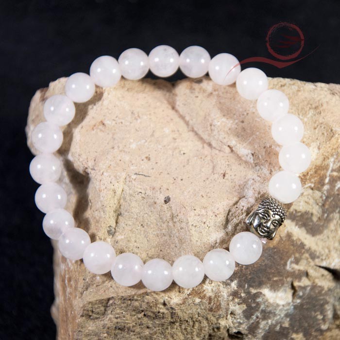 buddha rose quartz bracelet