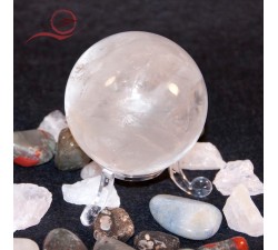 Rock crystal sphere