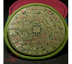 Round holder for Tibetan satin bowls.