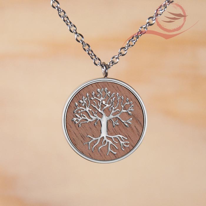 Tree of life and wood pendant Tree of life and wood pendant