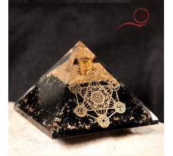 Orgone metatron pyramid in tourmaline