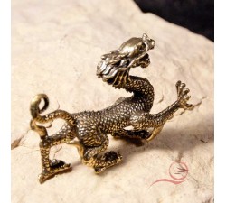 Mini brass dragon in Lyon