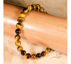 Bracelet tiger eye beads XL