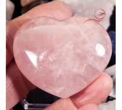 Pink quartz heart