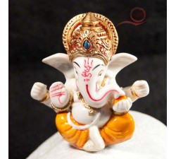 Mini statue de Ganesh en couleur