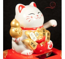 Cat maneki neko white