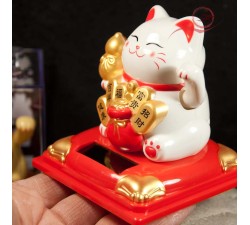 Cat maneki neko white