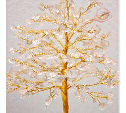 Rock crystal tree of life