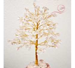 Rock crystal tree of life