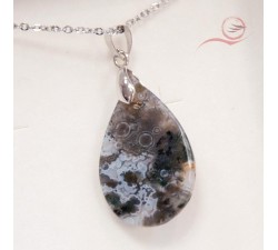 Orbicular Jasper Pendant