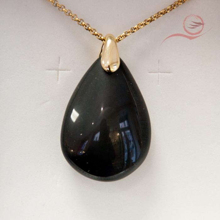 Celestial Eye Obsidian Pendant