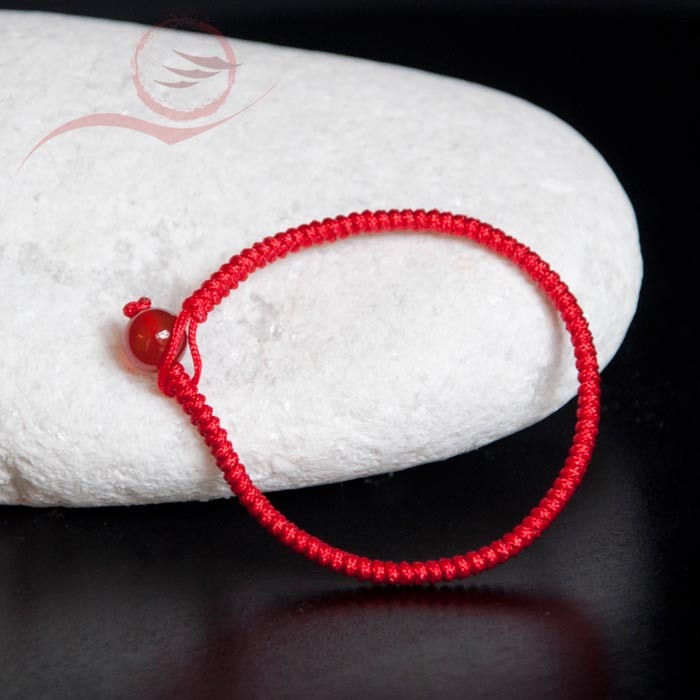 Bracelets, perles en agate, porte bonheur chinois