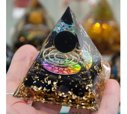 Orgone en obsidienne noire a lyon