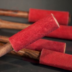 Bâton De Maillet En Acajou Fait Main Pour Bol Chantant Tibétain - Feutré, Toucher Lisse, Détente Corps & Esprit (Chakra Ajna Bleu)