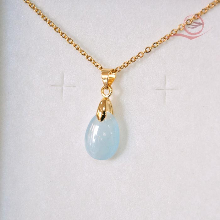 Mini pendentif aigue marine