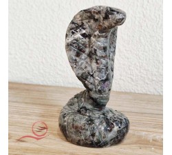 Cobra en pierre de Yooperlte, pierre liberatrice